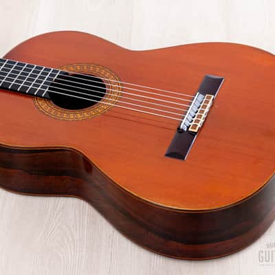1973 Sakazo Nakade No. 1200Y Vintage Classical Guitar, Spruce + Brazilian Rosewood w/ Case image 11