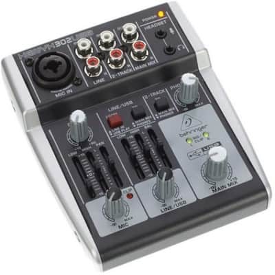 Behringer Xenyx 302 Usb Mixer Passivo 5 Ingressi + Interfaccia Audio Usb + Software Tracktion image 1