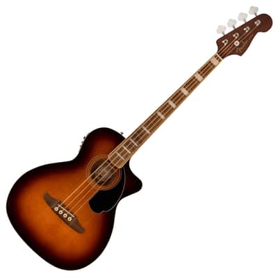 Fender Kingman Acoustic Bass; Shaded Edge Burst image 2