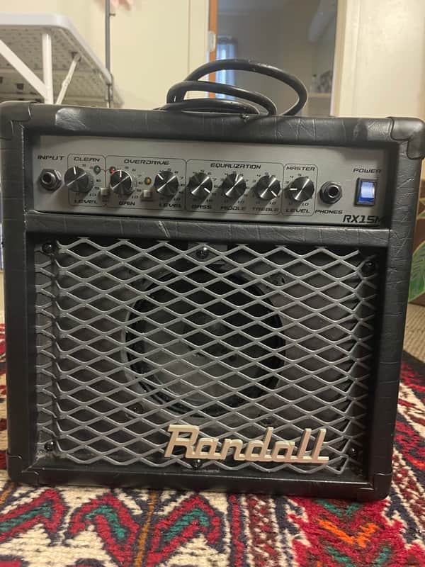 Randall RX15M 2-Channel 12-Watt 1x6.5" Guitar Practice Amp 2010s - Black image 1