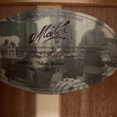 Maton EMM6 Mahogany image 4