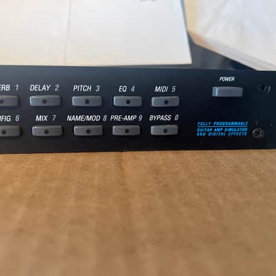 Alesis QuadraVerb GT NOS 20k Bandwidth Simultaneous Guitar Effects Processor with original box, paperwork, power supply and purchase receipt image 5