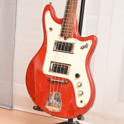 Hopf Twisty – 1960s German Vintage Solidbody Bass Guitar / Gitarre image 1