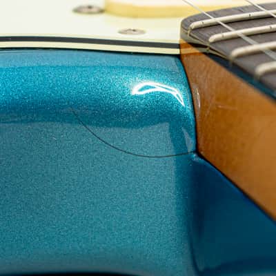2016 Fender Stratocaster MIM Lake Placid Blue w/ Rosewood FB, OG Fender Gigbag image 6