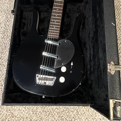 Jerry Jones Long Horn Bass VI 1990-1993 - Black image 3