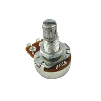 Musiclily Metric Mini Size 18mm Split Shaft Linear Taper B250K Guitar Pot Potentiometers (Pack of 2) image 5