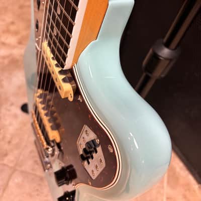 Fender American Original '60s Jaguar with Rosewood Fretboard 2021- Daphne Blue image 7