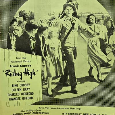 (USED/VINTAGE Sheet Music) Sunshine Cake - Riding High - Piano/Vocal/Guitar image 1