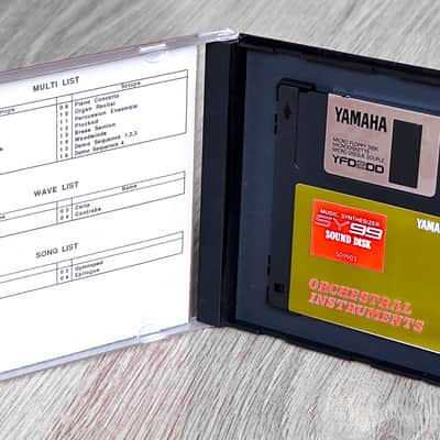 Yamaha SY99 - SD9903 - Orchestral Instruments // Original Patches & Waveform Disk // BOXED image 3