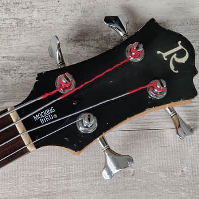 1985 BC Rich Japan NJ Series Mockingbird Bass w/Varitone (Aged White) image 10