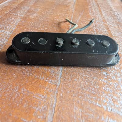 Fender Stratocaster Guitar Pickup Black Bottom Early 1960s 5.72K image 3