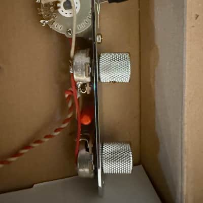 920D Custom T4W-C 4-Way Tele Control Plate with Oak Grigsby Switch Chrome * New Never Installed image 1