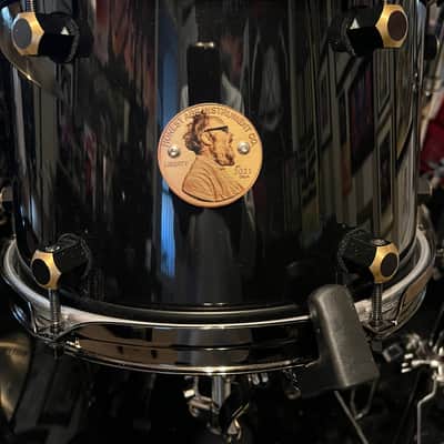 Honest Abe 4-Piece Aluminum Drum Kit , Midnight Black Sparkle, 20/12/14/16 — USA Made image 5