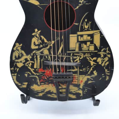 Vintage 1950s Harmony / Supertone "Singing Cowboys" Parlor Guitar image 1