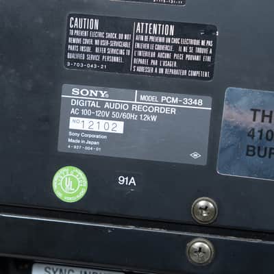 Sony PCM 3348 Tape Machine #2 from Bruce Springsteen & CLA image 17