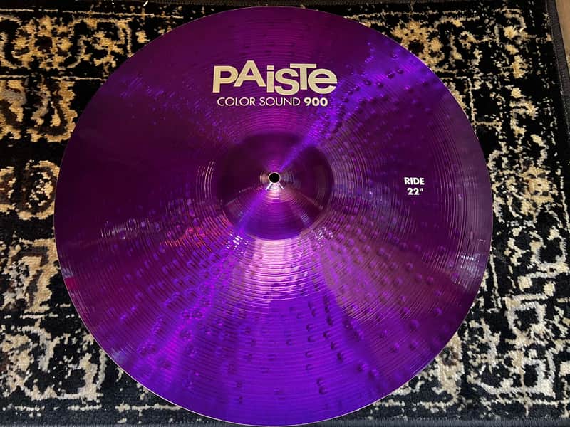Paiste 22" Color Sound 900 Series Ride Cymbal - Purple image 1