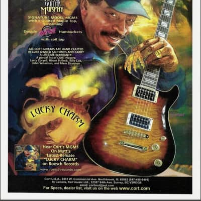 Cort MGM-1 Matt "Guitar" Murphy Signature Early 2000's - 3-Tone Sunburst image 21