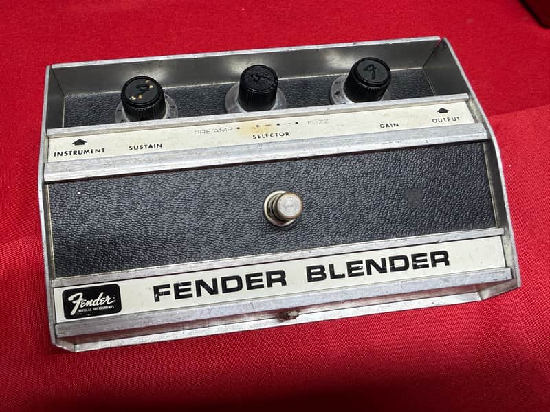 1976 Fender Blender RARE 3 Knob Fuzz - Silver image 1