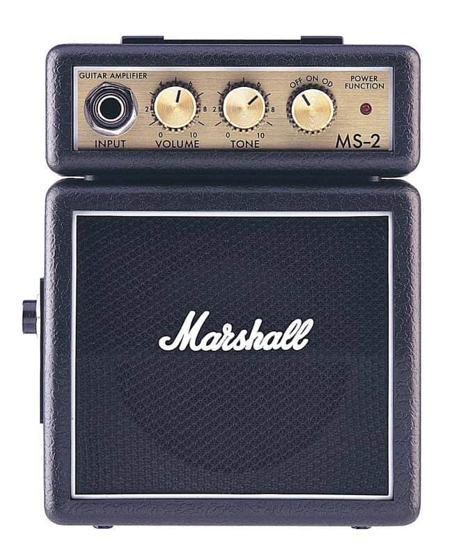 Marshall MS-2 Mini Guitar Amplifier Black image 1