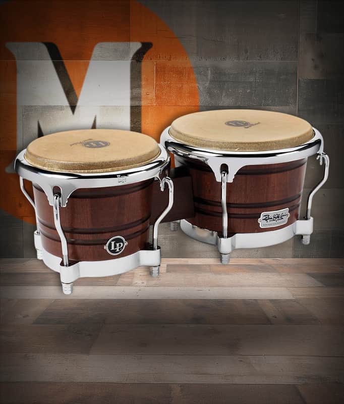 Latin Percussion LP Richie Gajate-Garcia Signature 7-1/4" and 8-5/8" Bongos (LP201AX-2RGM) image 1