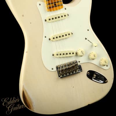 2023 - Fender Custom Shop 1957 Stratocaster Relic - Aged White Blonde image 6