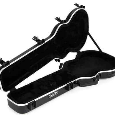 AIO SC77 Left Handed Electric Guitar - Solid Black *Cream Inlay w/SKB-56 Hard Case imagen 18