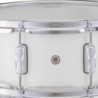 Pearl Decade Maple 14x5.5" White Satin Pearl Lacquer Kit Snare Drum | #229 | NEW | WorldShip | Authorized Dealer image 2