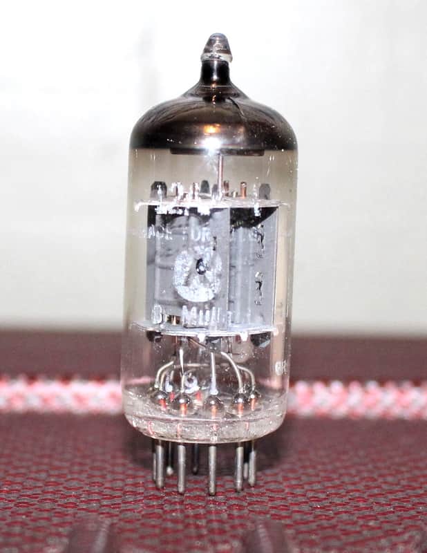 MULLARD BLACKBURN ECC83 12AX7 I61 SHORT PLATE COPPER GRID POST TEST NOS+ VINTAGE 1963 image 1
