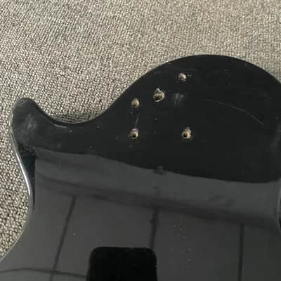 Black Basswood Solid Guitar Single Cutaway Body image 9