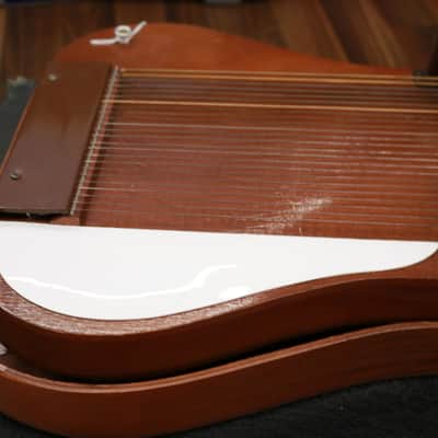 Vintage Guitaro by Airline 1960's Brown w. Tuner, Book & Hard Case image 9