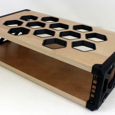 Nutshell 19" 2U DESKTOP STUDIO RACK POD CASE CABINET COMMS MEDIA AUDIO EQUIPMENT HYPLA - Black image 2
