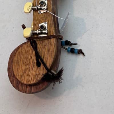Vintage Appalachian Dulcimer — Solid Wood, 4-String, Fair Condition — Folk String Instrument image 9