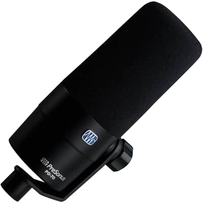 Presonus PD-70 Dynamic Cardioid Broadcast Mic Podcast Recording Microphone image 4