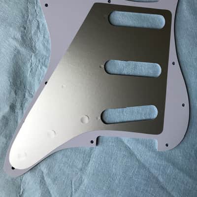 New 3 Ply White 11 Hole Modern-Style Strat s/s/s Fits Fender Guitar Pickguard image 7