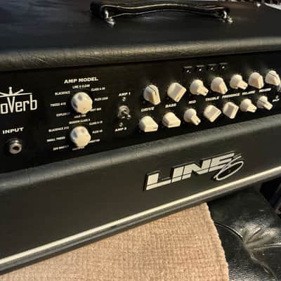 Line 6 Duoverb HD 100-Watt Stereo Digital Modeling Guitar Amp Head 2002 - 2004 - Black image 3
