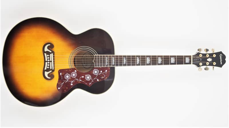 Epiphone EJ-200 VS 1998 Vintage Sunburst (Korean) + Hardcase | Reverb