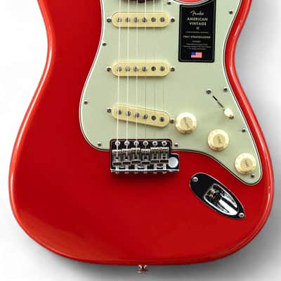 Fender American Vintage II 1961 Stratocaster Fiesta Red image 12