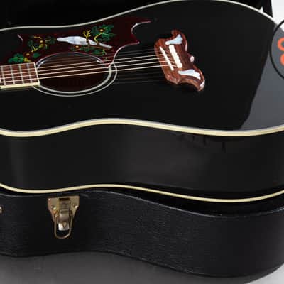 2015 Gibson Custom Shop Dove Acoustic | Ebony Black Finish | LR Baggs Pickup | Original Case & COA image 6