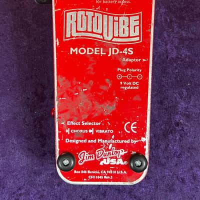 Dunlop JD4S RotoVibe Chorus Vibrato Guitar Effect Pedal image 6