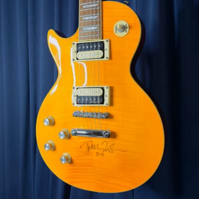 Agile Lefty Les Paul Copy Signed by Dweezil Zappa in 2018 image 1