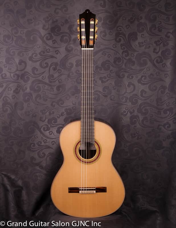 Otto Vowinkel 1A Concert Guitar , Cedar/Brazilian rosewood B & Sides image 1