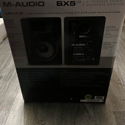 M-Audio BX5-D3 5" Active Studio Monitors Pair - Black image 5