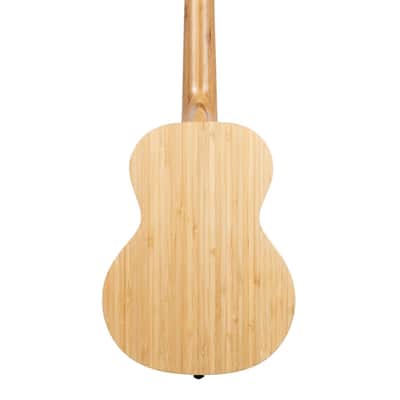 Kala Brand Music Co. Bamboo Collection, 4-String Ukulele, Right, Natural, Tenor (KA-BMB-T) image 3