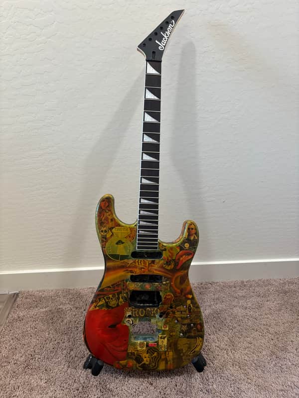 Jackson Super Strat 2000’s - Multi colored image 1