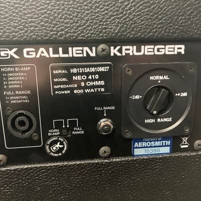 SOLD!! Gallien-Krueger Tom Hamilton's Aerosmith, Triple Stack Bass Amp "Rig A" 2009-2022 image 14