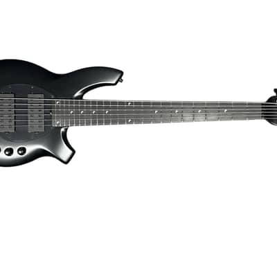 Ernie Ball Music Man Bongo 6 HH, Stealth Black/ Ebony *IN STOCK* image 6