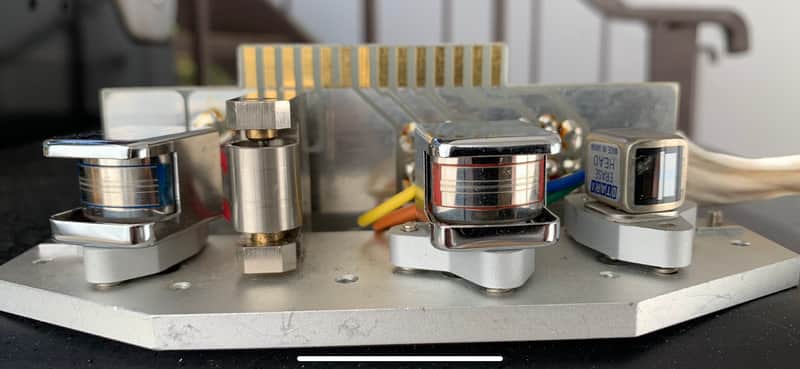Otari MTR 10/12 - 1/4 - 2 track head stack assembly image 1