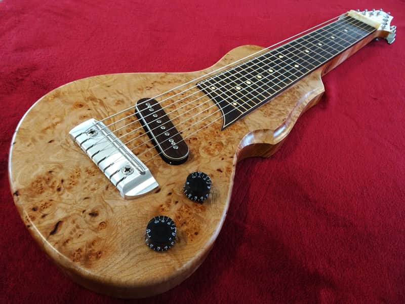 Rukavina 8 String Ripple Lap Steel -- 24" Burled Maple image 1
