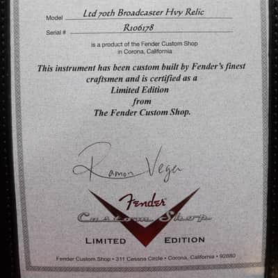 Fender Custom Shop Limited Edition 70th Anniversary Broadcaster Heavy Relic 2020 - Aged Nocaster Blonde image 7