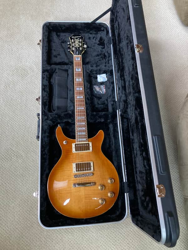 Epiphone DC PRO - RARE!!-2019 - Mojave Fade with NEW Hardshell Case image 1